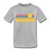 Montana Toddler T-Shirt - Retro Sun Montana Toddler Tee - heather gray