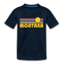 Montana Toddler T-Shirt - Retro Sun Montana Toddler Tee - deep navy