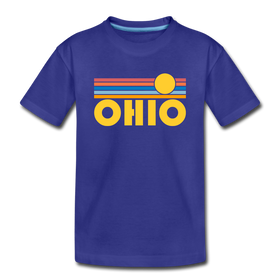 Ohio Toddler T-Shirt - Retro Sun Ohio Toddler Tee
