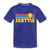 Seattle, Washington Toddler T-Shirt - Retro Sun Seattle Toddler Tee - royal blue