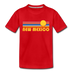 New Mexico Toddler T-Shirt - Retro Sun New Mexico Toddler Tee - red