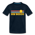 New Mexico Toddler T-Shirt - Retro Sun New Mexico Toddler Tee - deep navy
