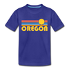 Oregon Toddler T-Shirt - Retro Sun Oregon Toddler Tee