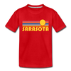 Sarasota, Florida Toddler T-Shirt - Retro Sun Sarasota Toddler Tee