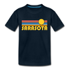 Sarasota, Florida Toddler T-Shirt - Retro Sun Sarasota Toddler Tee - deep navy