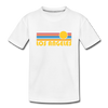 Los Angeles, California Toddler T-Shirt - Retro Sun Los Angeles Toddler Tee - white
