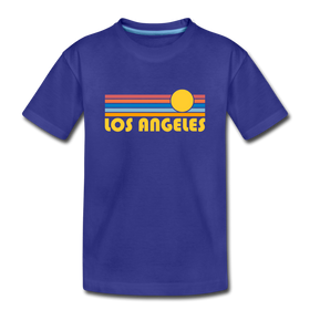 Los Angeles, California Toddler T-Shirt - Retro Sun Los Angeles Toddler Tee