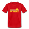 Los Angeles, California Toddler T-Shirt - Retro Sun Los Angeles Toddler Tee