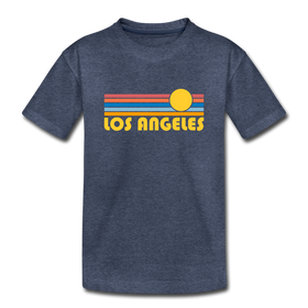 Los Angeles, California Toddler T-Shirt - Retro Sun Los Angeles Toddler Tee