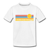 Massachusetts Toddler T-Shirt - Retro Sun Massachusetts Toddler Tee - white