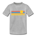 Massachusetts Toddler T-Shirt - Retro Sun Massachusetts Toddler Tee - heather gray