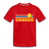 Orlando, Florida Toddler T-Shirt - Retro Sun Orlando Toddler Tee - red