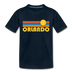 Orlando, Florida Toddler T-Shirt - Retro Sun Orlando Toddler Tee - deep navy