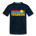 Telluride, Colorado Toddler T-Shirt - Retro Sun Telluride Toddler Tee - deep navy
