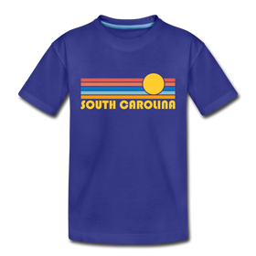 South Carolina Toddler T-Shirt - Retro Sun South Carolina Toddler Tee