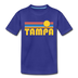 Tampa, Florida Toddler T-Shirt - Retro Sun Tampa Toddler Tee - royal blue