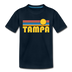 Tampa, Florida Toddler T-Shirt - Retro Sun Tampa Toddler Tee - deep navy