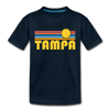 Tampa, Florida Toddler T-Shirt - Retro Sun Tampa Toddler Tee