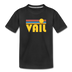 Vail, Colorado Toddler T-Shirt - Retro Sun Vail Toddler Tee - black