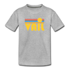 Vail, Colorado Toddler T-Shirt - Retro Sun Vail Toddler Tee - heather gray