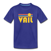 Vail, Colorado Toddler T-Shirt - Retro Sun Vail Toddler Tee - royal blue