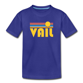 Vail, Colorado Toddler T-Shirt - Retro Sun Vail Toddler Tee