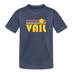 Vail, Colorado Toddler T-Shirt - Retro Sun Vail Toddler Tee - heather blue