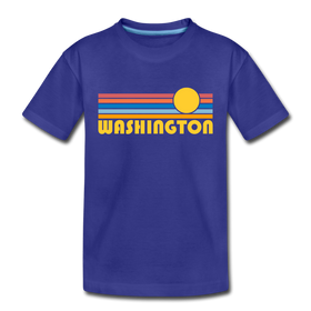 Washington Toddler T-Shirt - Retro Sun Washington Toddler Tee