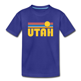 Utah Toddler T-Shirt - Retro Sun Utah Toddler Tee