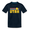 Utah Toddler T-Shirt - Retro Sun Utah Toddler Tee