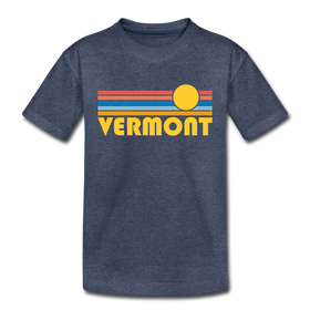 Vermont Toddler T-Shirt - Retro Sun Vermont Toddler Tee