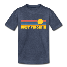 West Virginia Toddler T-Shirt - Retro Sun West Virginia Toddler Tee