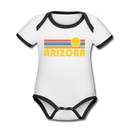 Arizona Baby Bodysuit - Organic Retro Sun Arizona Baby Bodysuit - white/black