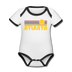 Atlanta, Georgia Baby Bodysuit - Organic Retro Sun Atlanta Baby Bodysuit - white/black