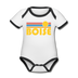 Boise, Idaho Baby Bodysuit - Organic Retro Sun Boise Baby Bodysuit - white/black