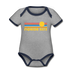 Florida Keys, Florida Baby Bodysuit - Organic Retro Sun Florida Keys Baby Bodysuit - heather gray/navy