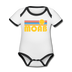 Moab, Utah Baby Bodysuit - Organic Retro Sun Moab Baby Bodysuit - white/black