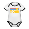 Moab, Utah Baby Bodysuit - Organic Retro Sun Moab Baby Bodysuit - white/black