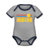 Maine Baby Bodysuit - Organic Retro Sun Maine Baby Bodysuit - heather gray/navy