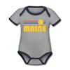 Maine Baby Bodysuit - Organic Retro Sun Maine Baby Bodysuit