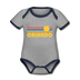 Orlando, Florida Baby Bodysuit - Organic Retro Sun Orlando Baby Bodysuit - heather gray/navy