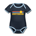North Carolina Baby Bodysuit - Organic Retro Sun North Carolina Baby Bodysuit - navy/sky