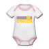 Oregon Baby Bodysuit - Organic Retro Sun Oregon Baby Bodysuit - white/pink