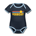 Vermont Baby Bodysuit - Organic Retro Sun Vermont Baby Bodysuit - navy/sky