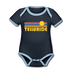 Telluride, Colorado Baby Bodysuit - Organic Retro Sun Telluride Baby Bodysuit - navy/sky