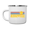 Asheville, North Carolina Camp Mug - Retro Sun Asheville Mug