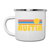 Austin, Texas Camp Mug - Retro Sun Austin Mug - white