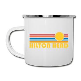 Hilton Head, South Carolina Camp Mug - Retro Sun Hilton Head Mug