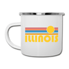Illinois Camp Mug - Retro Sun Illinois Mug