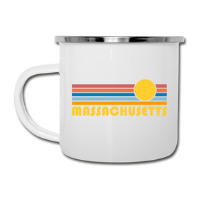 Massachusetts Camp Mug - Retro Sun Massachusetts Mug